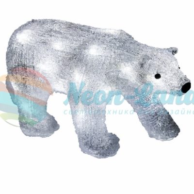 Акриловая светодиодная фигура "Медведь" 34