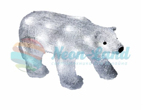 Акриловая светодиодная фигура "Медведь" 34