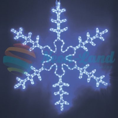 Фигура световая "Большая Снежинка" цвет синий