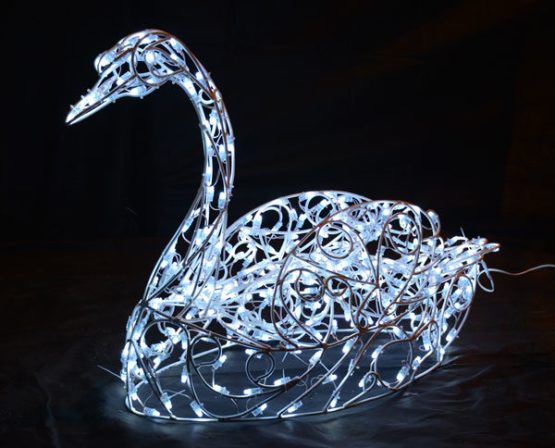 Световая фигура «Лебедь»