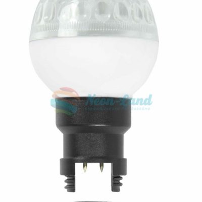 LED Лампа строб вместе с патроном для белт-лайта Ø50мм белая