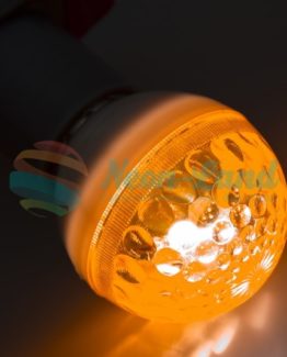 Лампа строб e27 Ø50мм  оранжевая