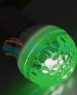 Лампа строб e27 Ø50мм  зеленая