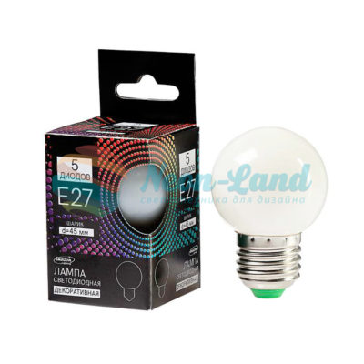 Лампа светодиодная декоративная Luazon Lighting
