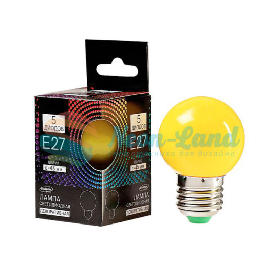 Лампа светодиодная декоративная Luazon Lighting