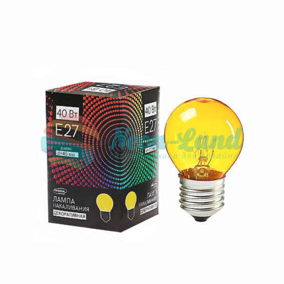 Лампа накаливания Luazon Lighthing E27